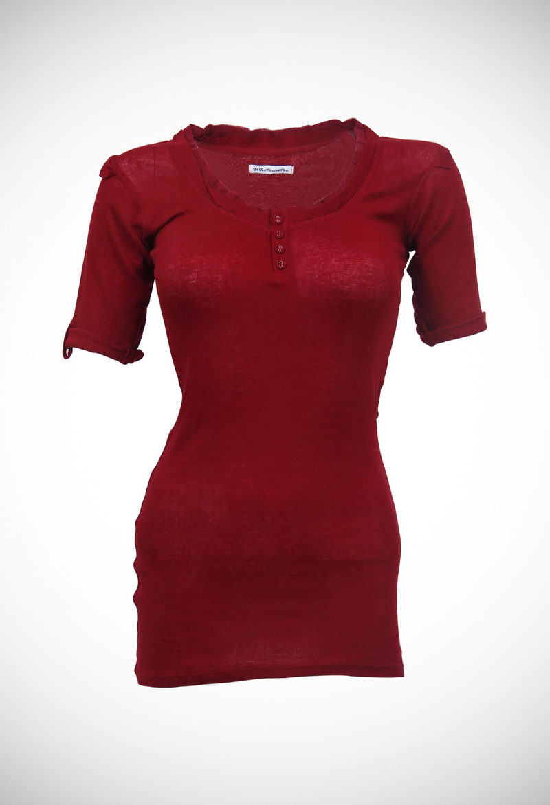 A beautiful light weight 80 gsm 1*1 rib in 100% cotton top