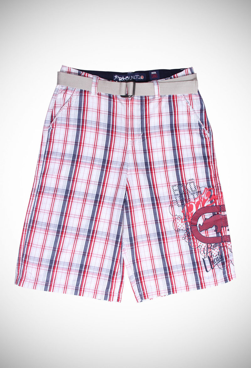 Yarn dyed long men’s shorts
