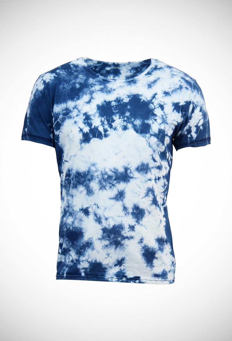 Garment tie & dye processed fashion tee