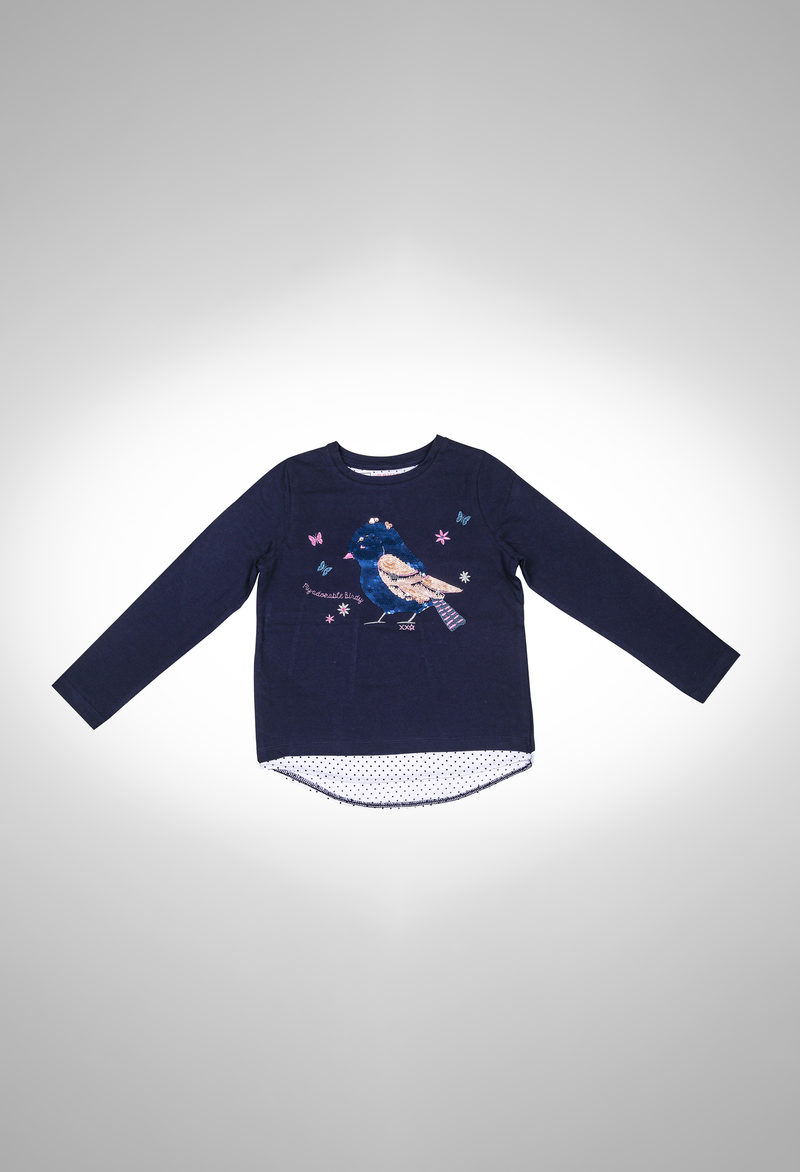 Girls longsleeve cotton jersey top