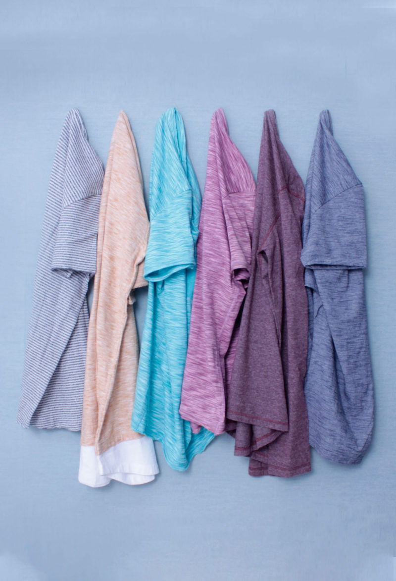 Men’s striped loose knit jersey