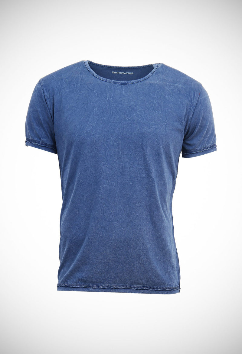 Acid crack wash tee in 100% cotton 150 gsm jersey with a super soft touch