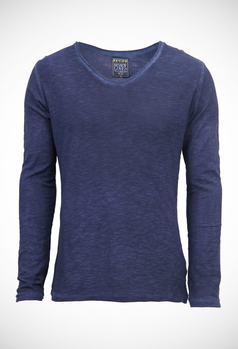 Garment inside cold pigment processed 175 gsm slub jersey tee